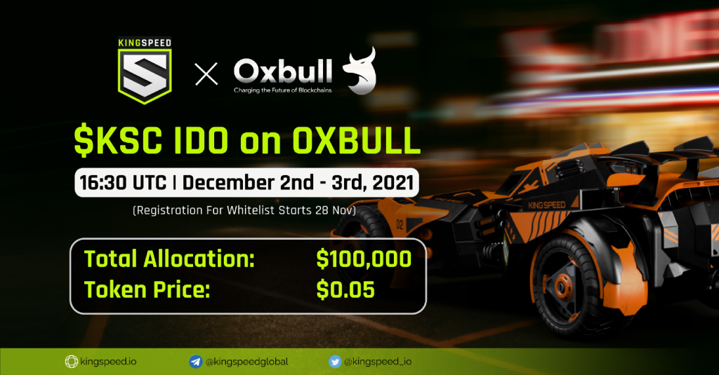 Kingspeed IDO Whitelist on OxBull